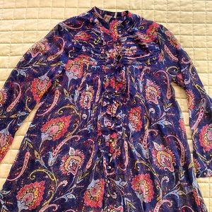 Beautiful maxi dress going well with hats, boots. Size S .Ararat Silent Journey